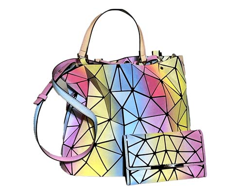 sac reflechissant Flashy Sun et portefeuille assorti prise 2