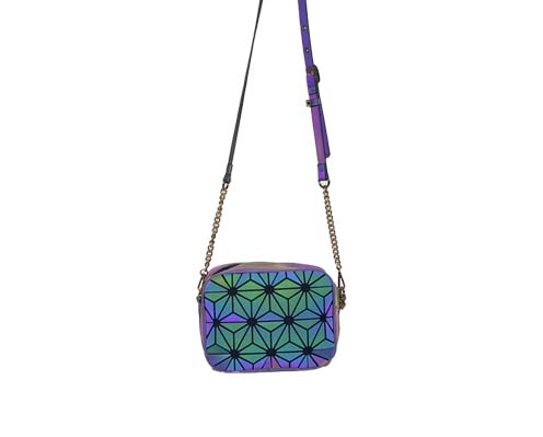 Petit sac bandoulière reflechissant Flashy Star prise 2