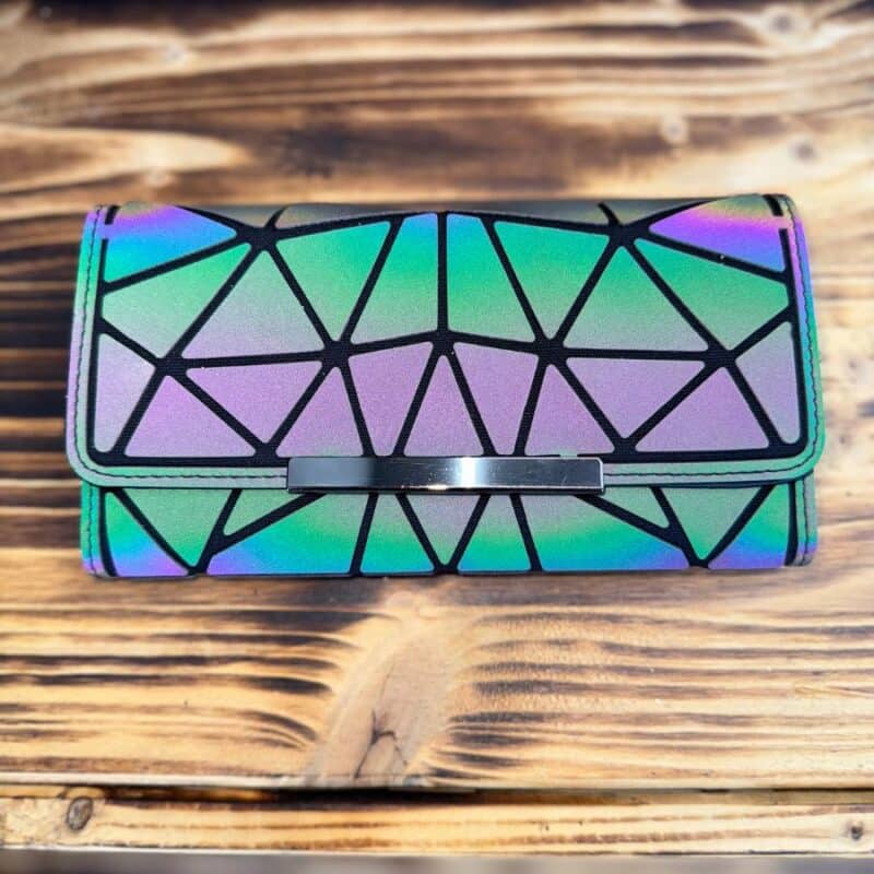 Portefeuille réfléchissant Flashy