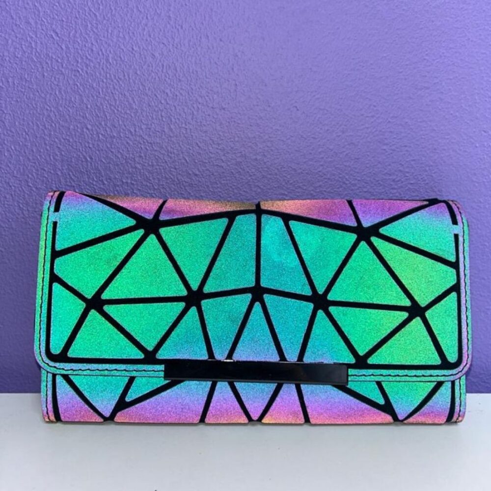 Portefeuille réfléchissant Flashy
