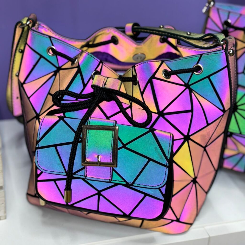 Sac seau reflechissant Flashy prise 2