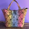 Grand Sac flashy Sun fond Violet prise 1