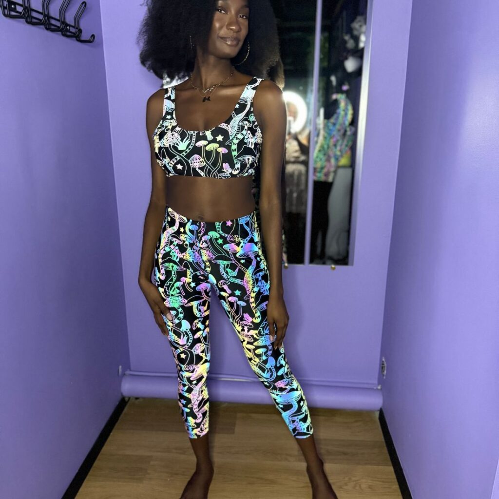 ensemble legging et brassiere champy de face prise 2