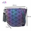 Petit Sac Demie Lune Flashy Réfléchissant dimensions