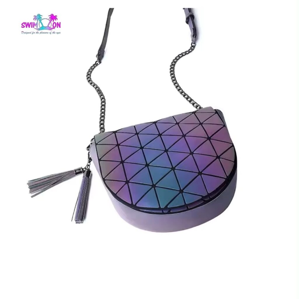 Petit Sac Demie Lune Flashy Réfléchissant