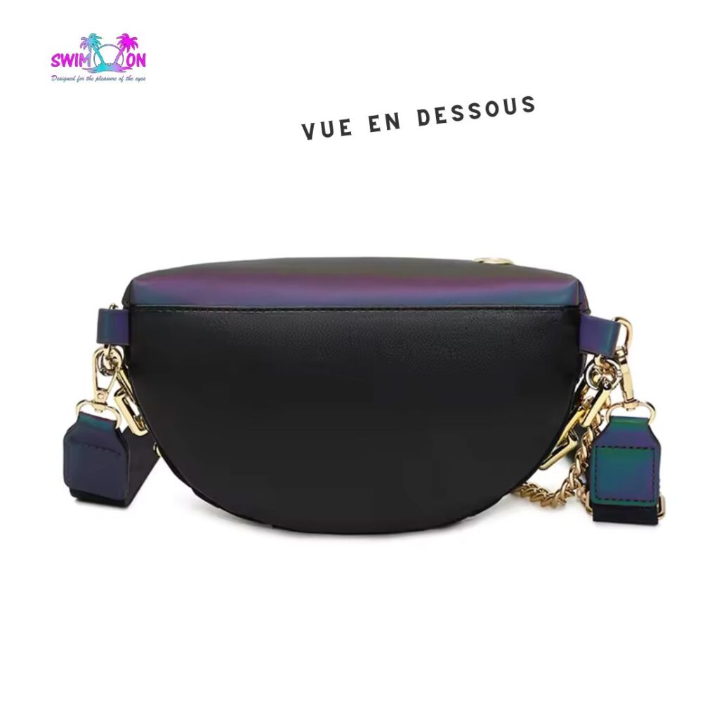 Sac banane Réfléchissant Flashy Star vue de dos