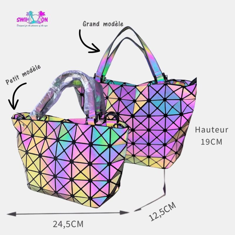 Petit sac à main réfléchissant Flashy Pearl