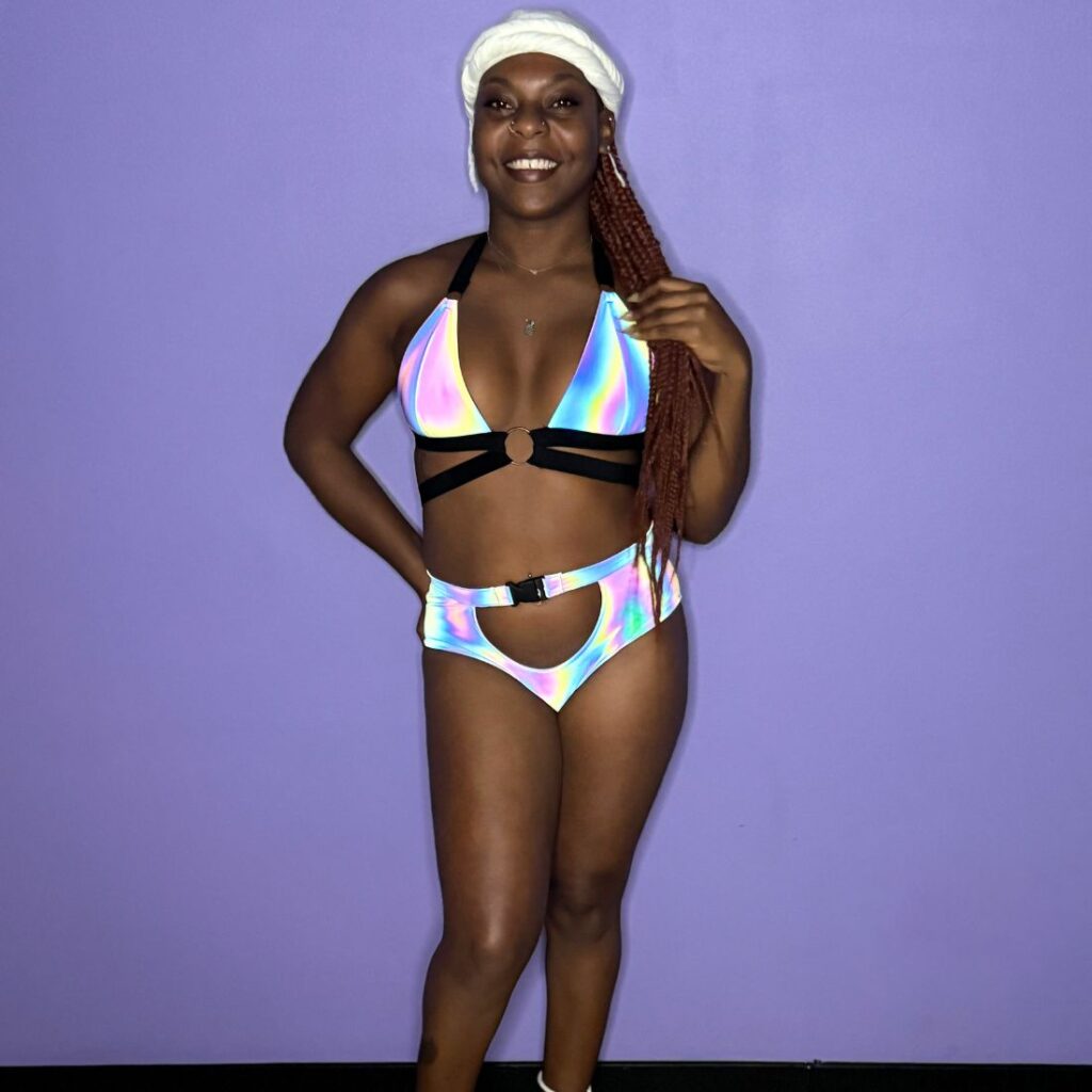 maillot élastique réfléchissant Flashy vue de face