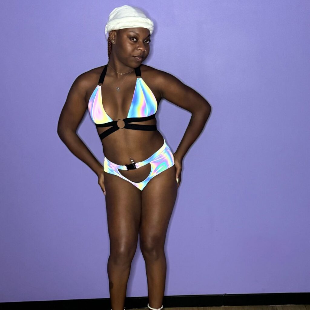 maillot élastique réfléchissant Flashy vue de face