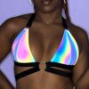haut de maillot élastique réfléchissant Flashy vue de face